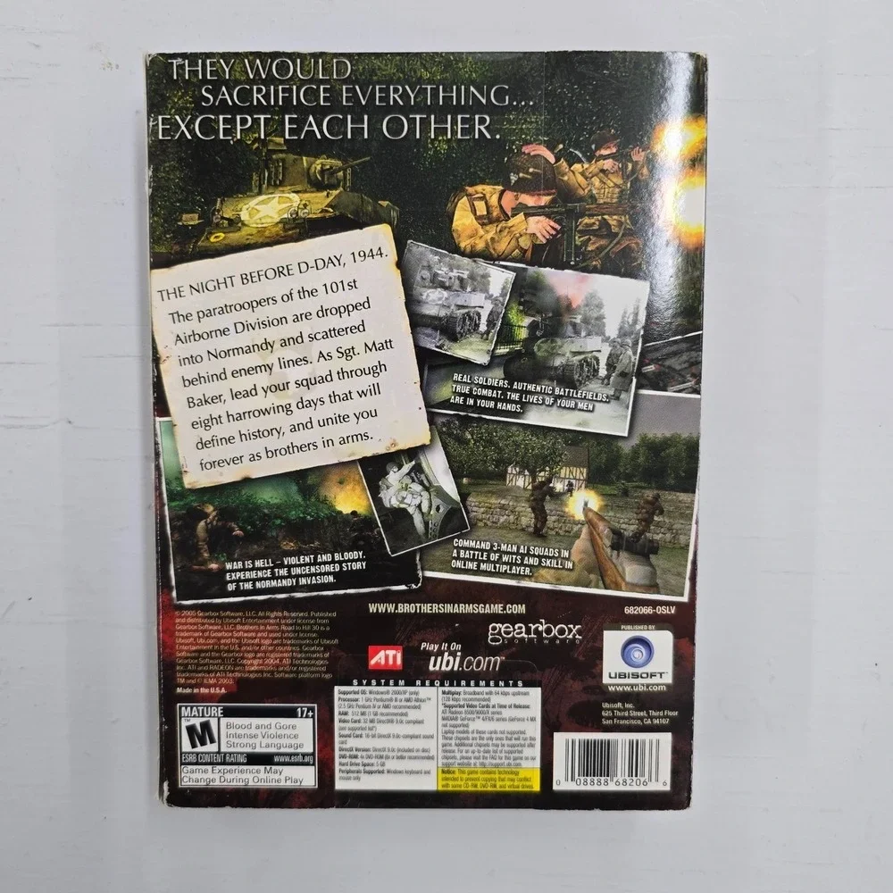 Brothers in Arms: Road to Hill 30 PC 2005 Complete in Box New Sealed